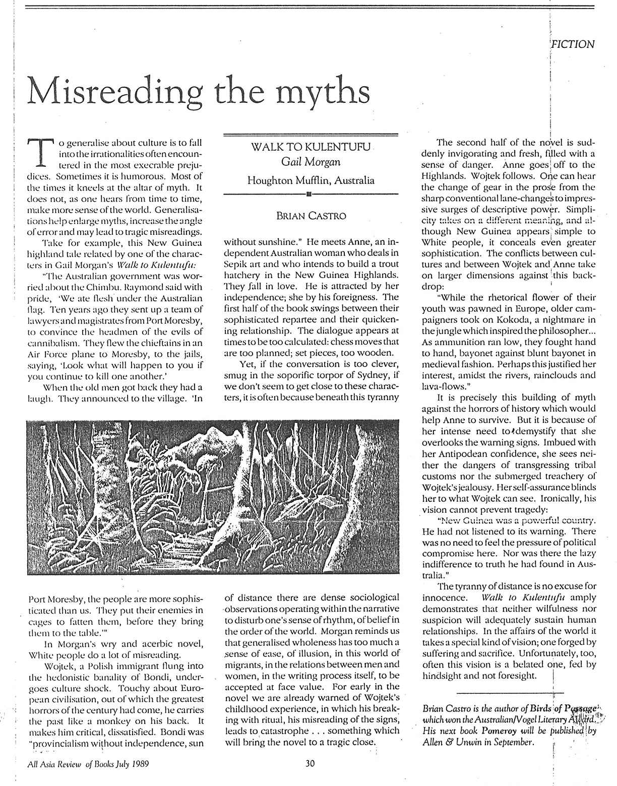 Misreading the Myths – Walk to Kulentufu Review by Brian Castro